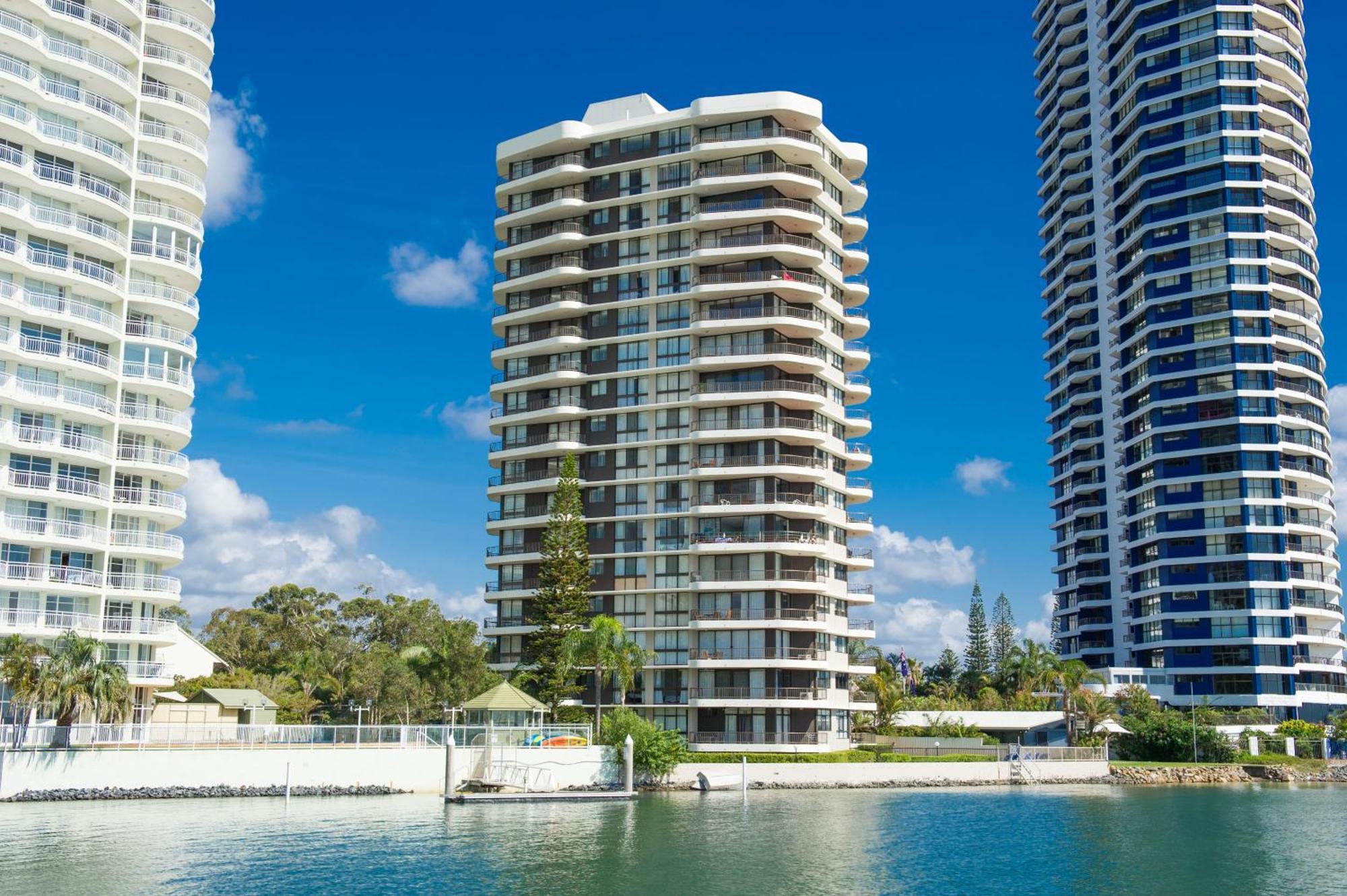 Broadwater Shores Waterfront Apartments Gold Coast Luaran gambar